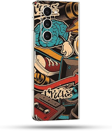 Vista 24 de MightySkins Skin compatible con Samsung Galaxy Z Fold 5 - Retro Gamer 3 Funda protectora de vinilo duradera y única Fácil de aplicar, quitar