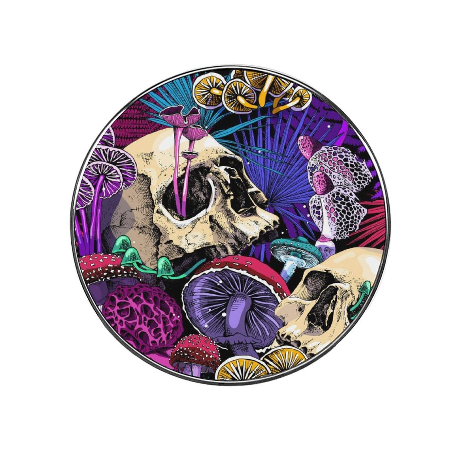 Mushrooms Skull Refrigerator Magnet Decorative Locker Magnet For Kitchen And Office Home Décor