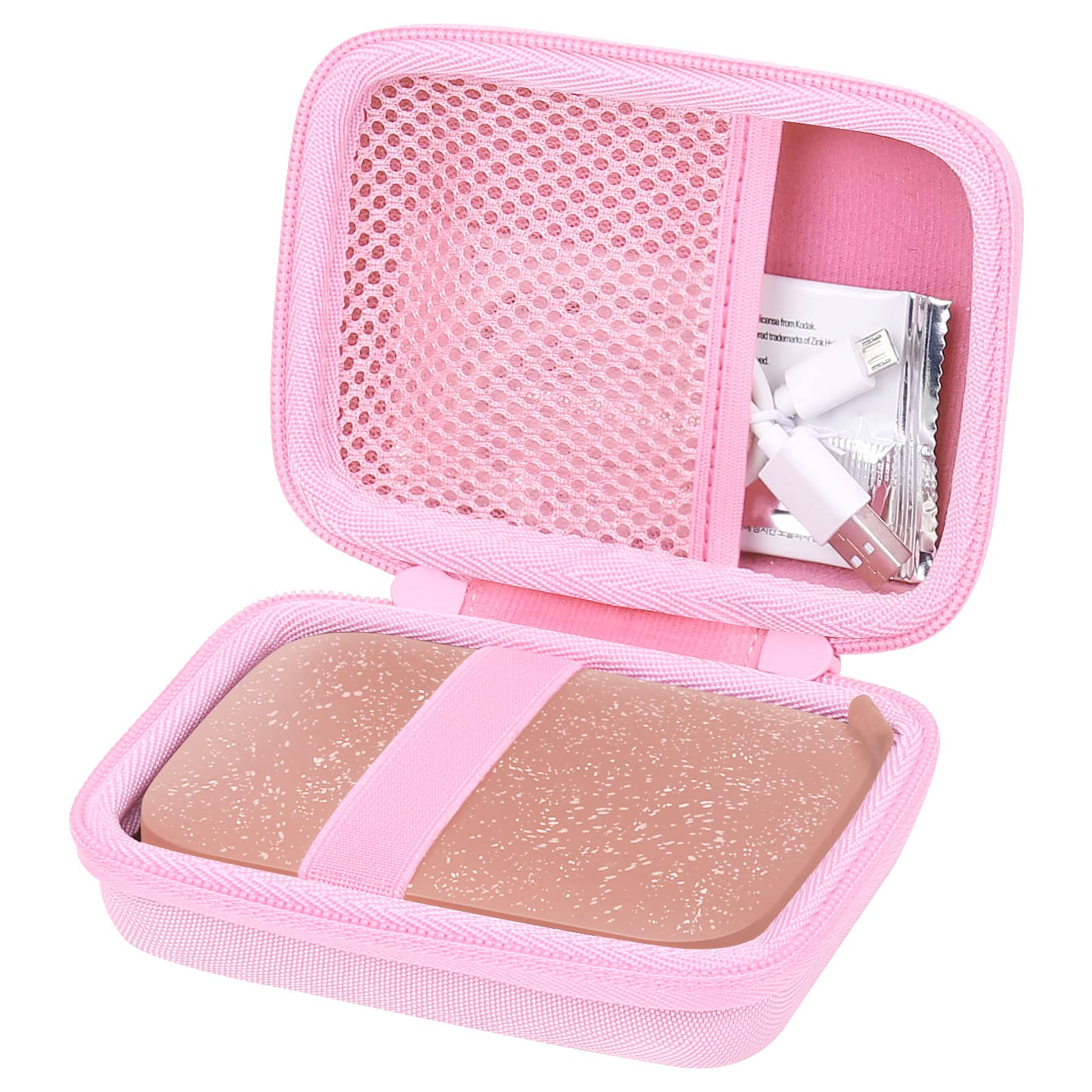 co2CREA Hard Case Replacement for HP Sprocket Portable 2x3 Instant Photo Printer (Blush Pink Case)