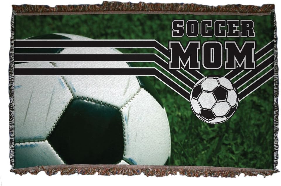 VictoryStore Blanket - Soccer Mom Woven Blanket, Polyester, 35x54 Inches