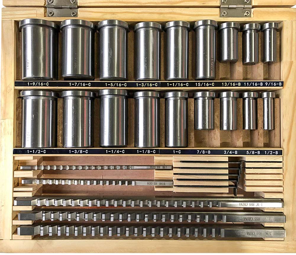 3/16インチ 正方形 キー溝ブローチ HSS インチ 工業用ツール 旋盤用 CNC 切削工作機械 Amazon.co.jp: ULKUAN キー溝 ブローチ HSSキー溝切削工具 30個