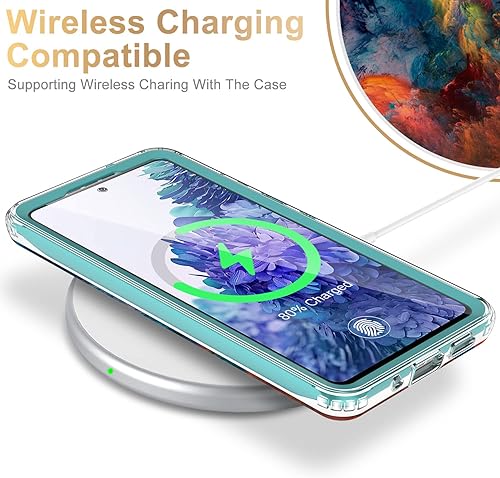 Miniatura 3 de ESDOT - Funda resistente para Samsung Galaxy S20 FE 6.5 pulgadas, con protector de pantalla integrado, protección de grado militar con diseños