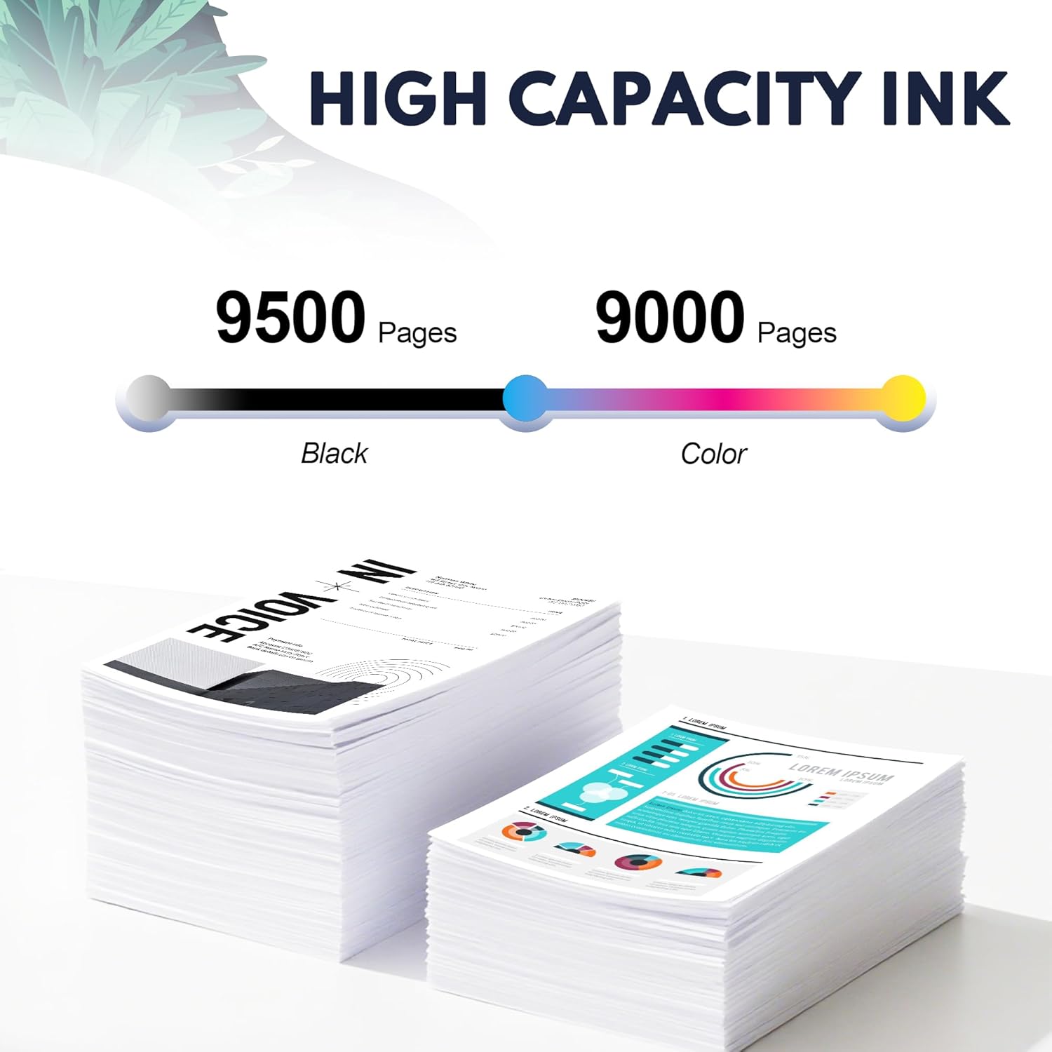 31 Ink 32XL Black Ink Bottle Set Compatible with HP Smart Tank 7602 5101 6001 5101 7602 651 6001 7301 7001 5102 7002 Printer Ink Refill