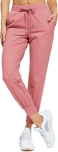 Libin Pantalones Jogger para Mujer Atléticos para Correr PetiteRegularTall Pantalones de Entrenamiento con Bolsillos Cónicos Casuales de Ejercicio