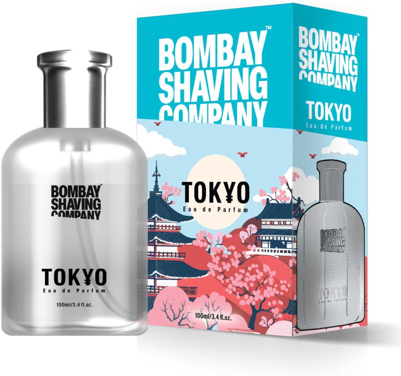 Bombay Shaving Company Tokyo Perfume for Men | Fresh and Soothing Long Lasting Fragrance | Eau de Parfum | Gift for Men | Gift for Husband | Gift for Boyfriend | 100ml