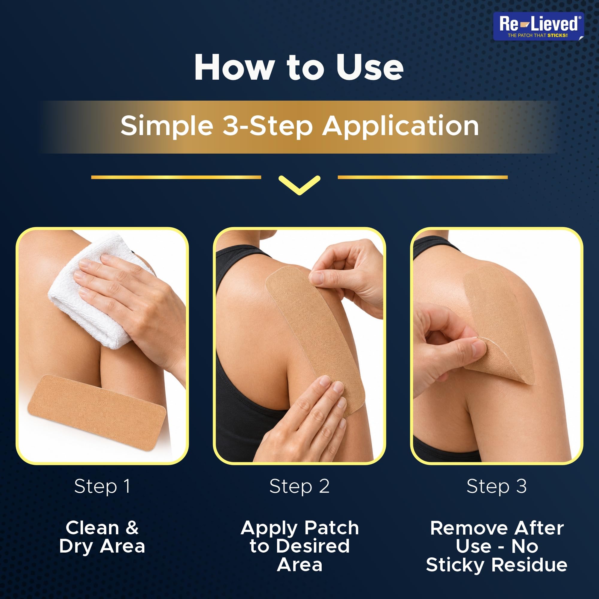 Re-lieved 4% Lidocaine Topical Pain Relief Patches, Max Strength, 10 Count — Amazon image 10