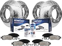 Vista 30 de Detroit Axle - Kit de freno trasero para Chevy GMC Silverado Sierra Suburban 1500 Yukon Tahoe Avalanche Cadillac Escalade Pinza de freno de disco