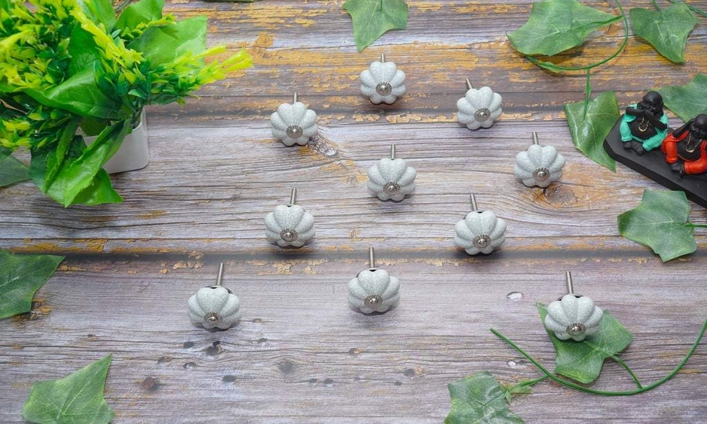 Handcrafted Assorted Colors Knobs | Floral Handles | Ceramic Cabinet Pullers | Mix Vintage Combo Designer Gift | Set of -25, Multicolour-4