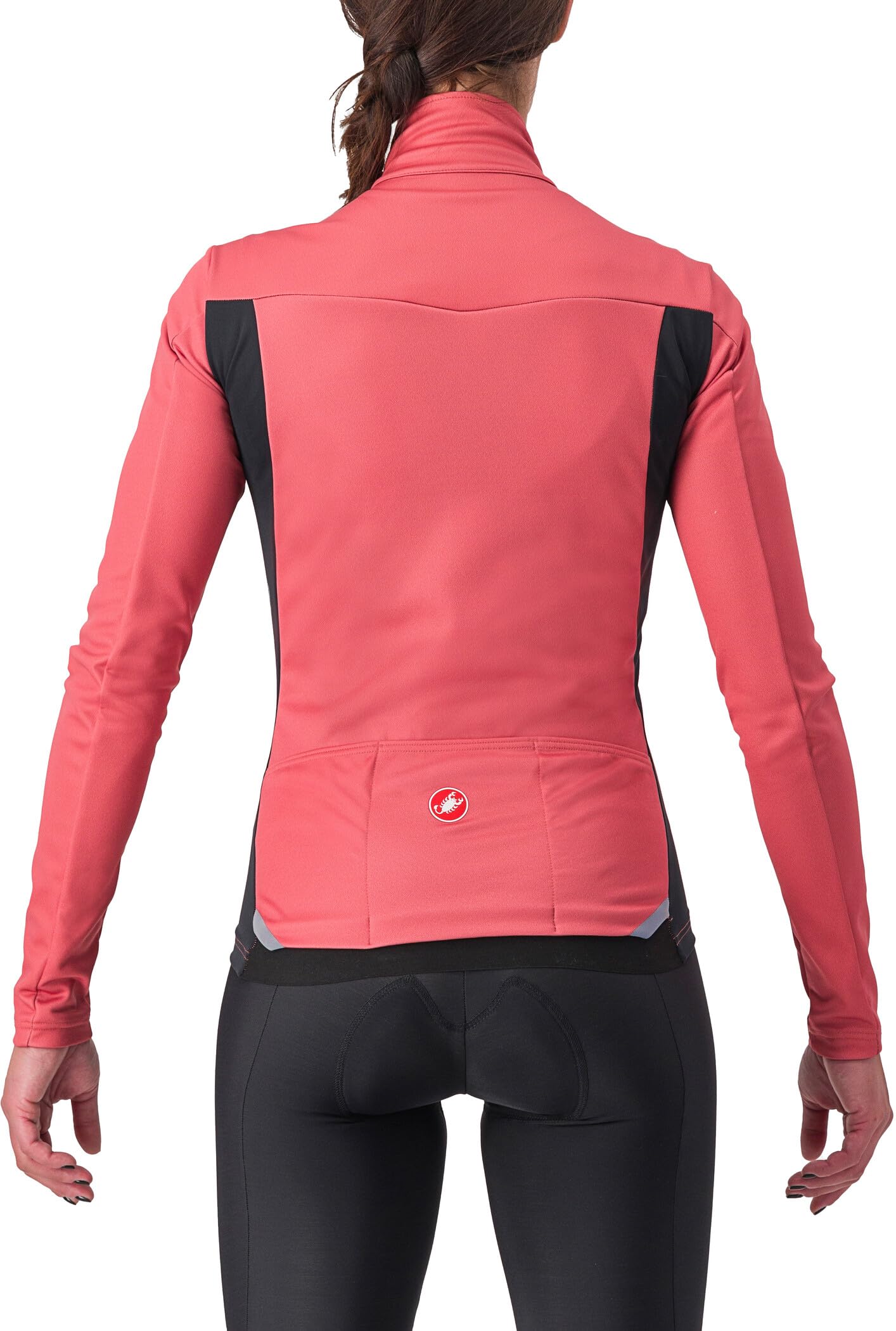 CASTELLI Women's Transition 2 Cycling Jacket (Small, Mineral Red)