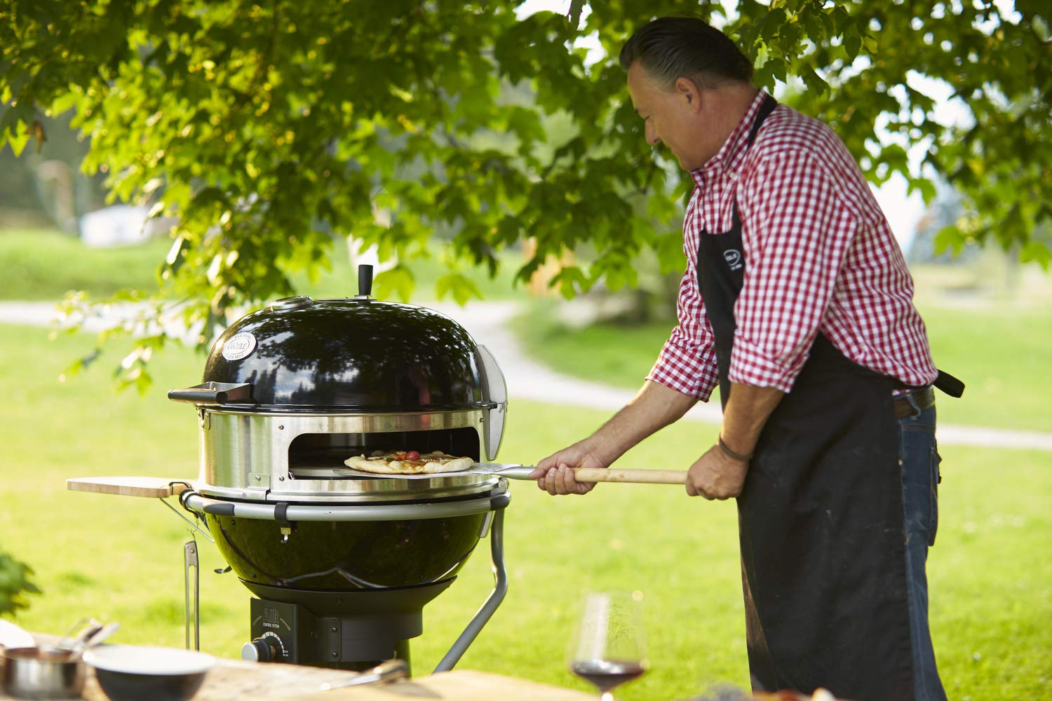 RÖSLE Gourmetring/Pizzaring, Hochwertiger Edelstahlring für Drehspieß und Zubereitung von Pizzas, geeignet für RÖSLE Kugelgrill No.1 F60/F60 AIR/F60 Sport/G60 | Hochwertiger Edelstahlring für Kugelgrills No.1 F60/F60 AIR/F60 Sport/G60