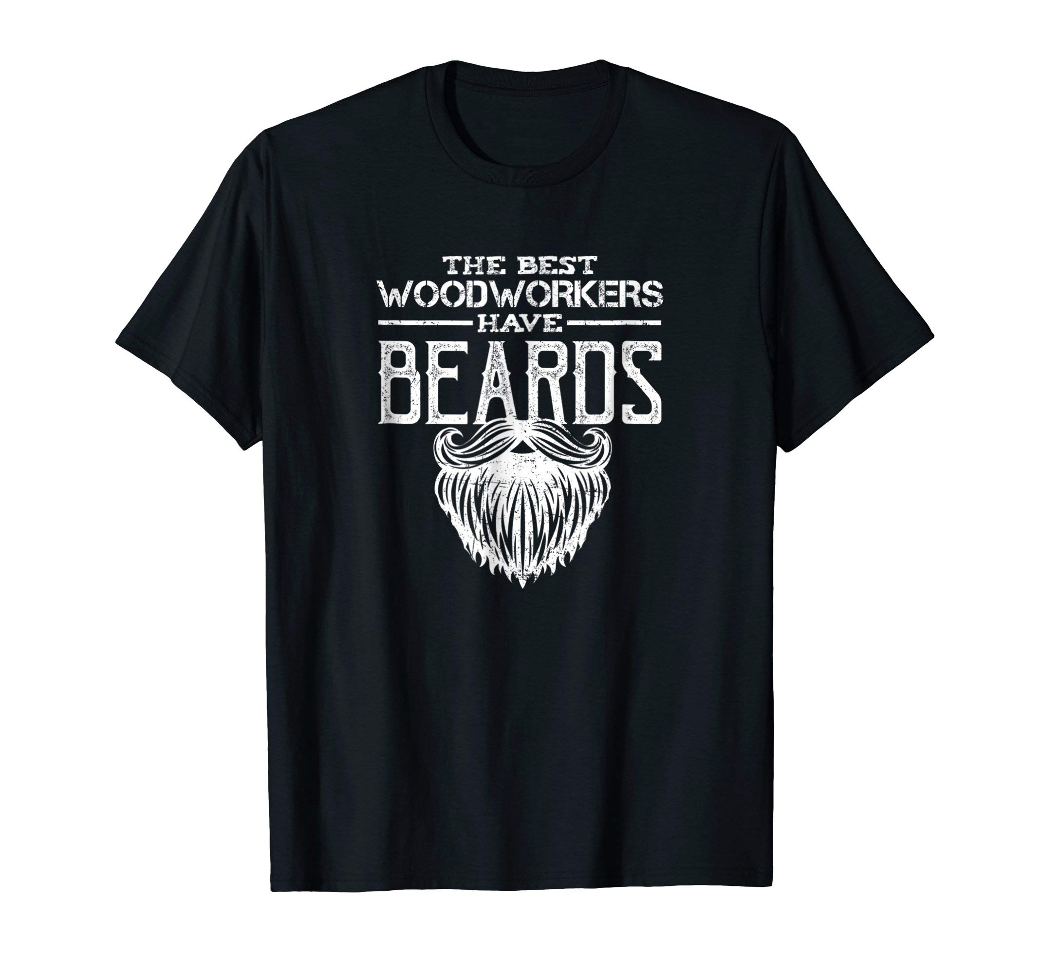 Woodworking ShirtsMens Woodworking Gift T-Shirt Woodworker Carpentry Beard T-Shirt