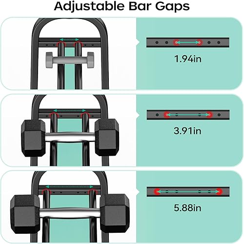 Miniatura 2 de 3 Tier Dumbble Rack - 360LB Capacity Adjustable Dumbbell Storage Rack Space-Saving Home Gym Weight Rack For Dumbbells And Kettlebells With Hooks