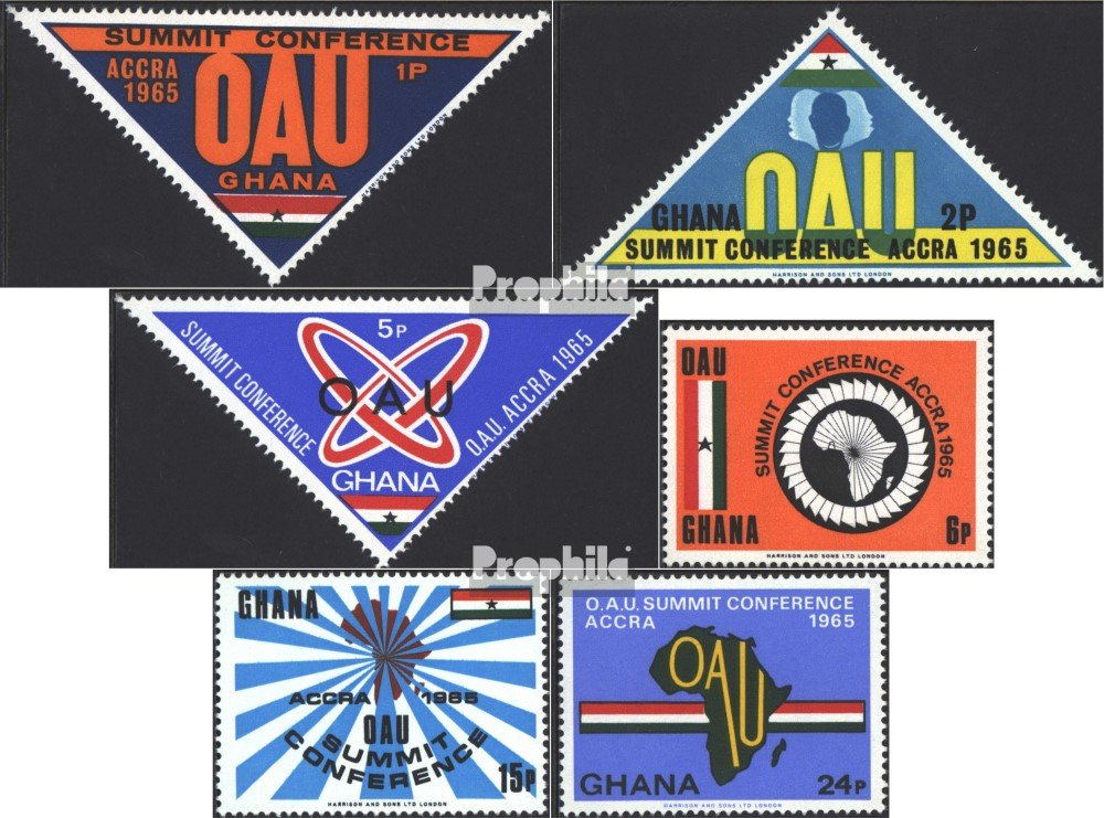 Collection De 25 Timbres Ghana Prophila - Gold Coast - Timbres Authentiques Pour Collectionneurs