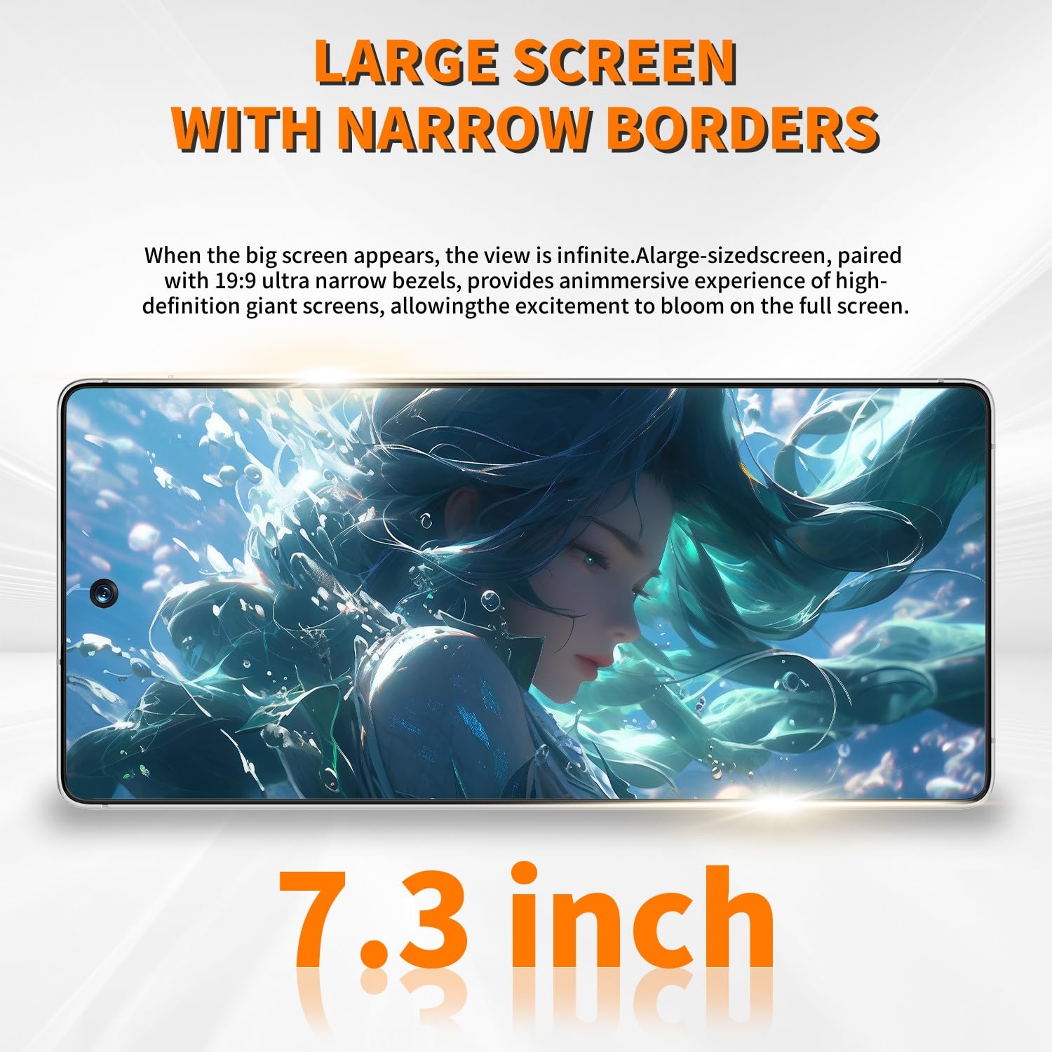 Teléfono Móvil S26 Ultra 5G Actualizado, Android 14.0, Cámara De 7.3 Pulgadas, 16 GB RAM 1 TB ROM, 8000 MAh, 72 MP, 108 MP, 3 Ranuras Para Tarjetas, Dual SIM, Desbloqueado Gratis,Pink-7.3 Inch
