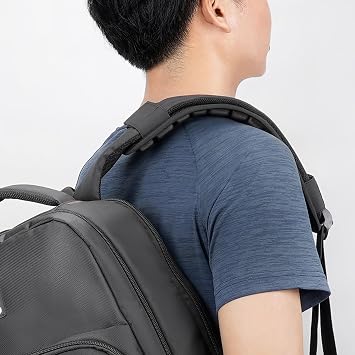 JFT Backpack Strap Pads with Air Cushions for Duffle Bag, Anti-gravity Decompression, Anti-Slip, Ventilation and Heat Dissipation Design, Keep Dry(2 PCs)