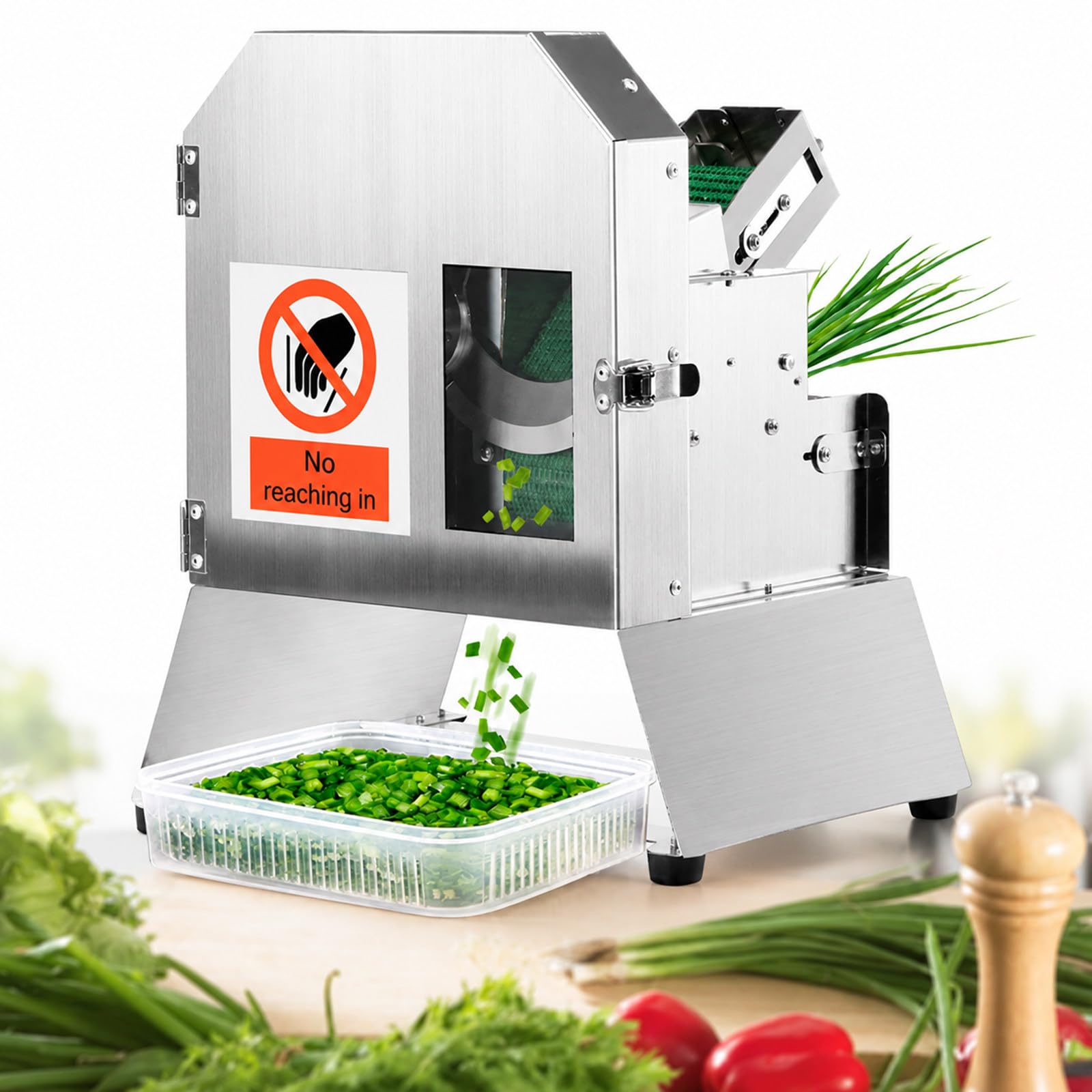 Cortadora eléctrica de verduras para agilizar la preparación continua de menús y banquetes