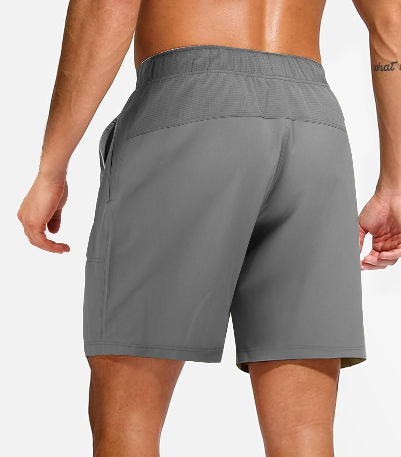 Separatec Mens Hiking Shorts - 7" Lightweight Quick Dry Casual Shorts with Zipper Pockets for Outdoor Active,Running,Travel - Image 2