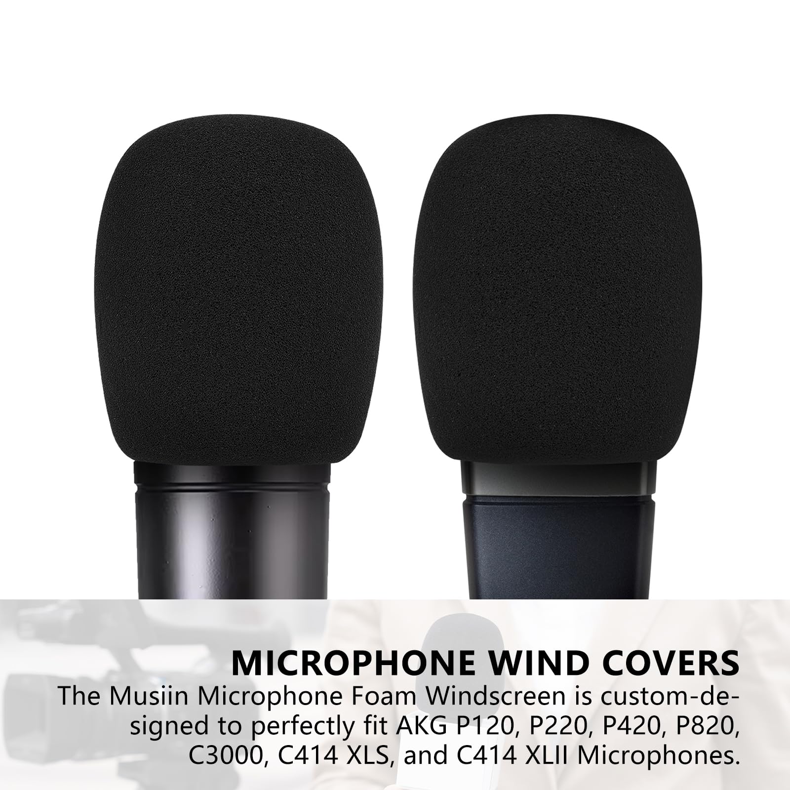 Amazon.com: Musiin Microphone Foam Windscreen Compatible with AKG