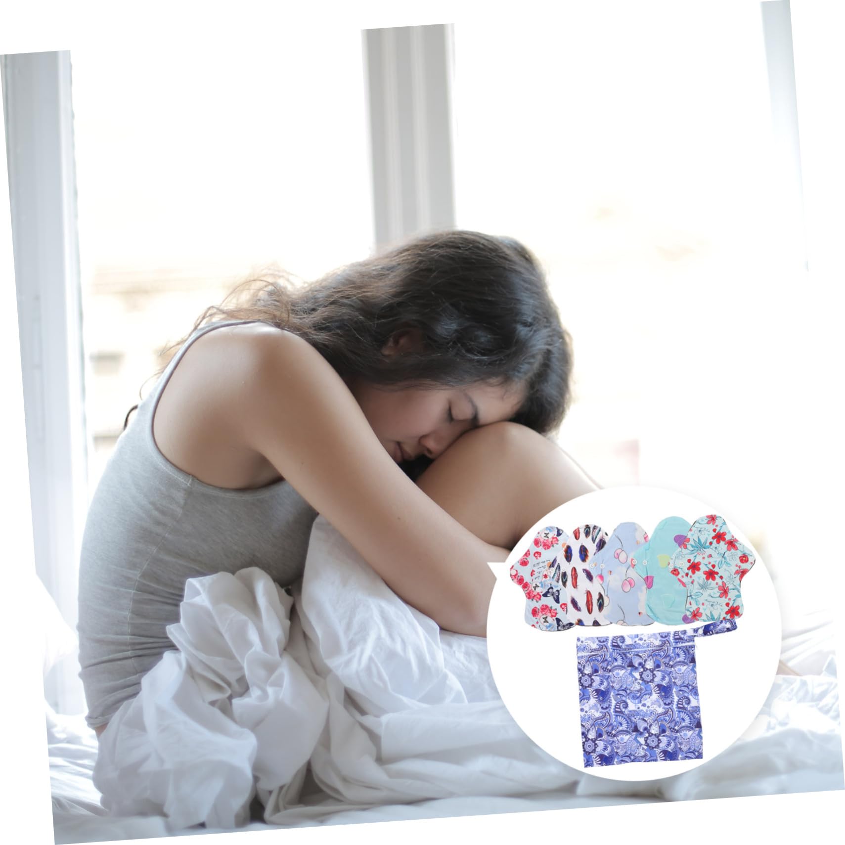 MAGICLULU 3juegos Compresas Menstruales Reutilizables De Lavables Paquete Para Absorbentes y Cómodas Para y Actividades