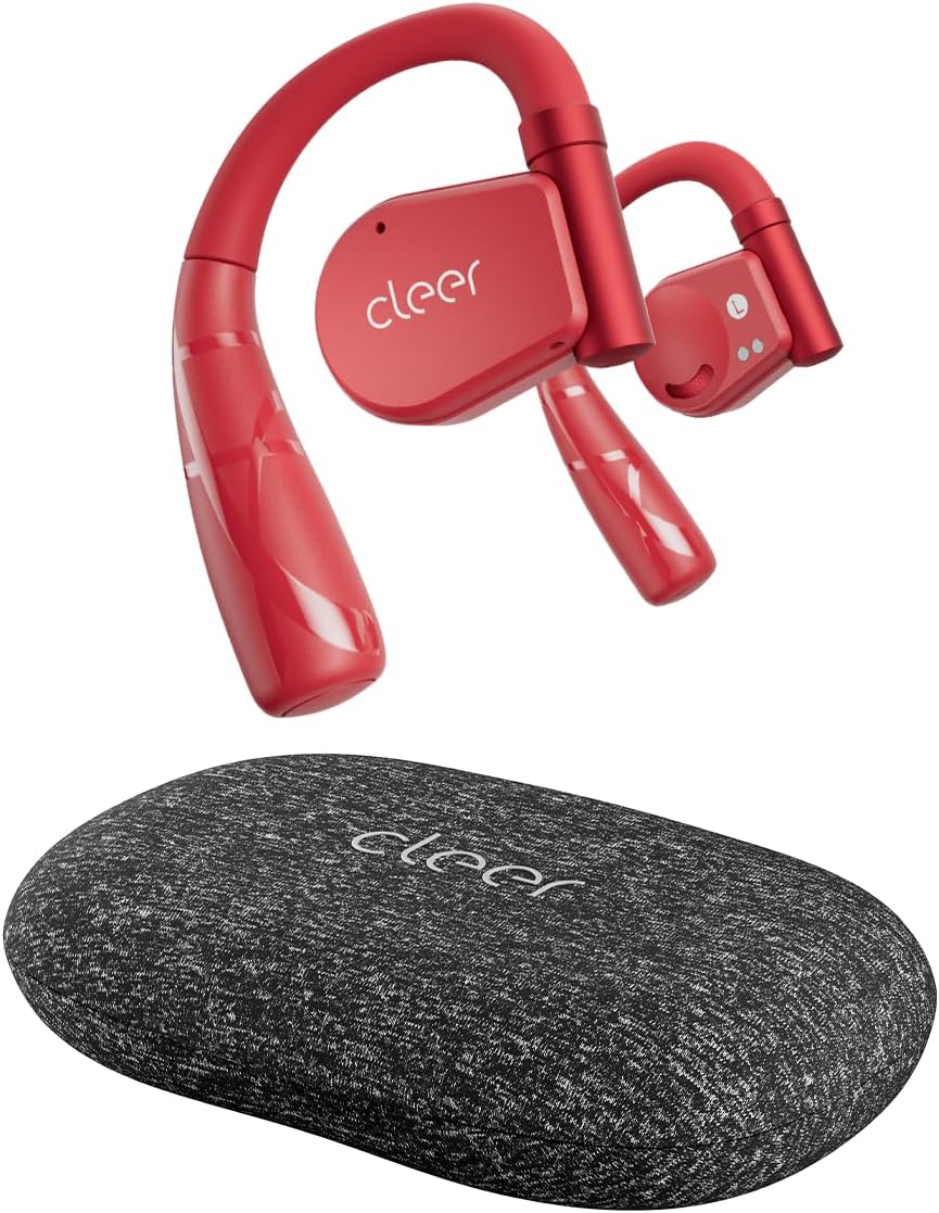 Cleer ARC II Sport Open Ear Headphones, Red