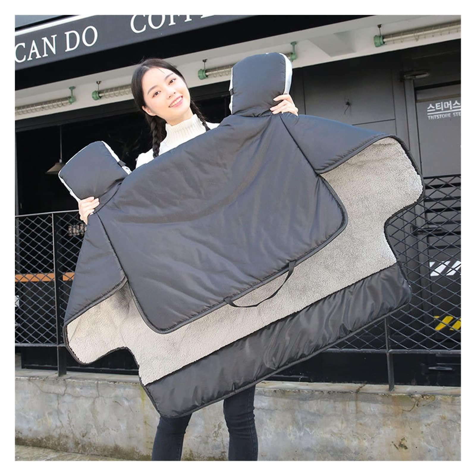 Generico Coprigambe Scooter, Coperta Moto Gambe Il Vento del dell'automobile elettrica è Fredda in Inverno, Freddo, Caldo, più Velluto, Aumento, Motociclo Anti-Freddo