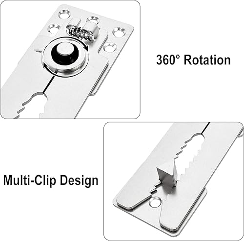 Miniatura 3 de Paquete de 2 tornillos conectores seccionales de sofá, conectores de sofá resistentes para seccionales, abrazaderas de sofá para hacer estancias