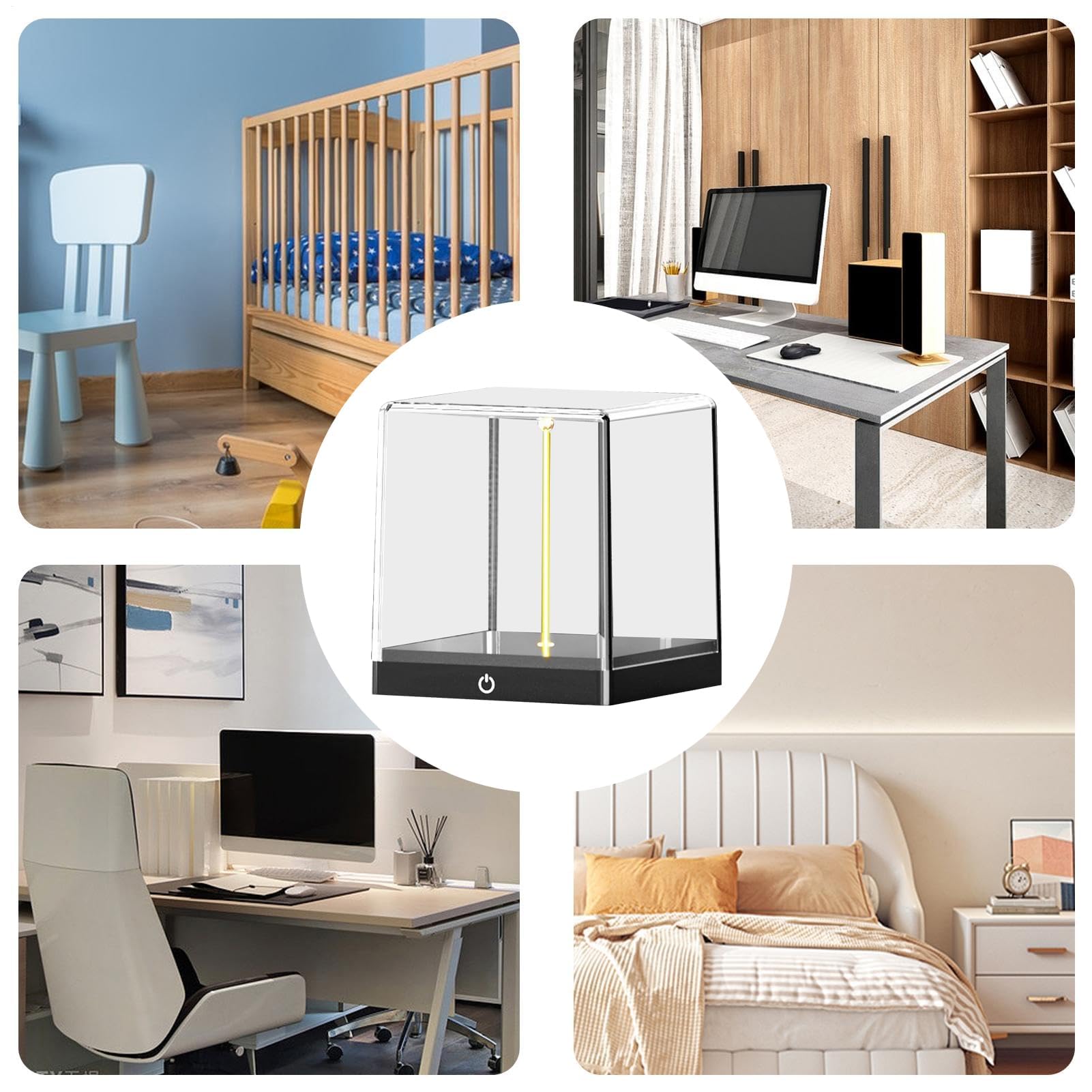 Lampka nocna LED – ładowalne magnetyczne narzędzie DIY, lampa do salonu, sypialni, biura