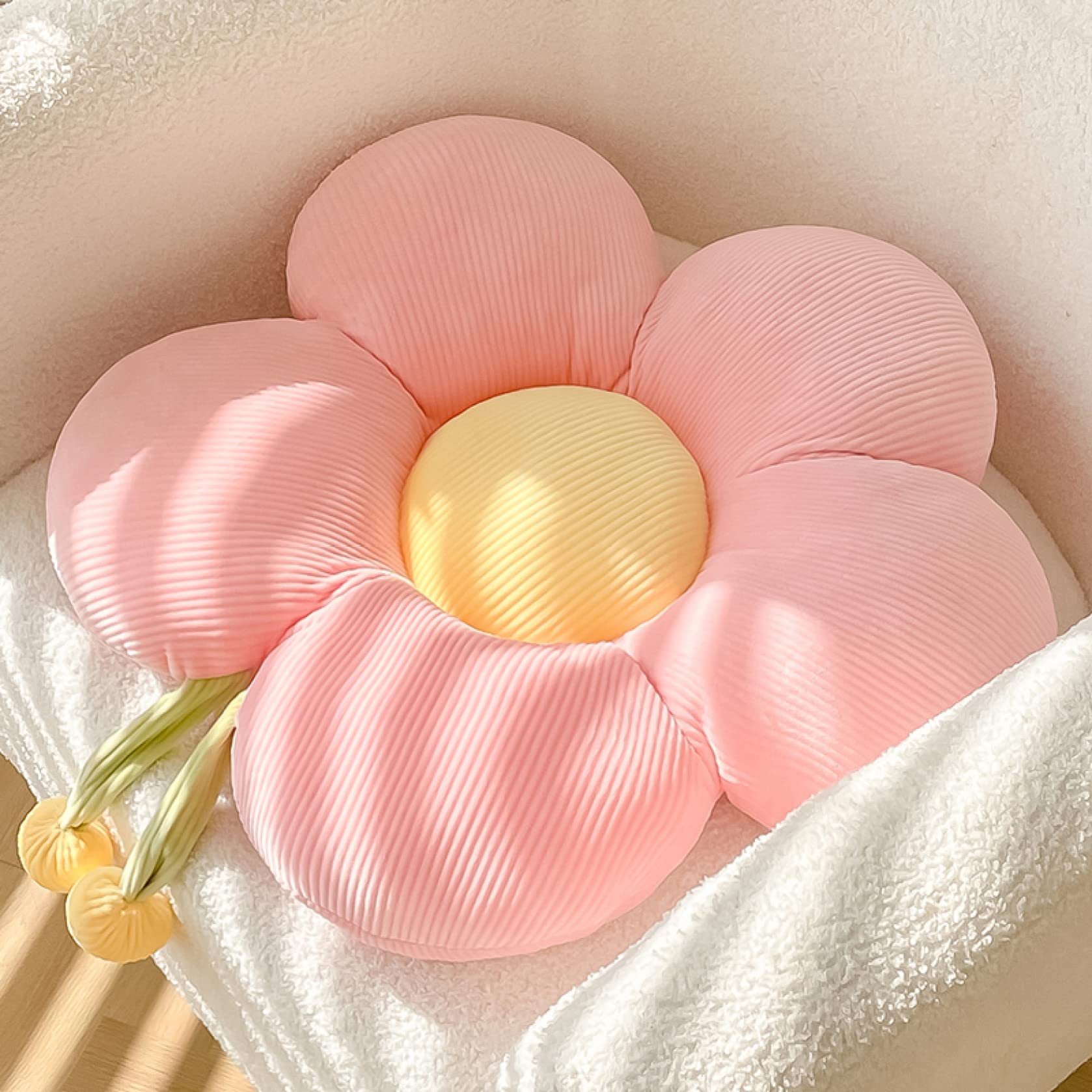 Amazon.co.jp: 座布団 クッション フロアクッション 花 58*58cm 38
