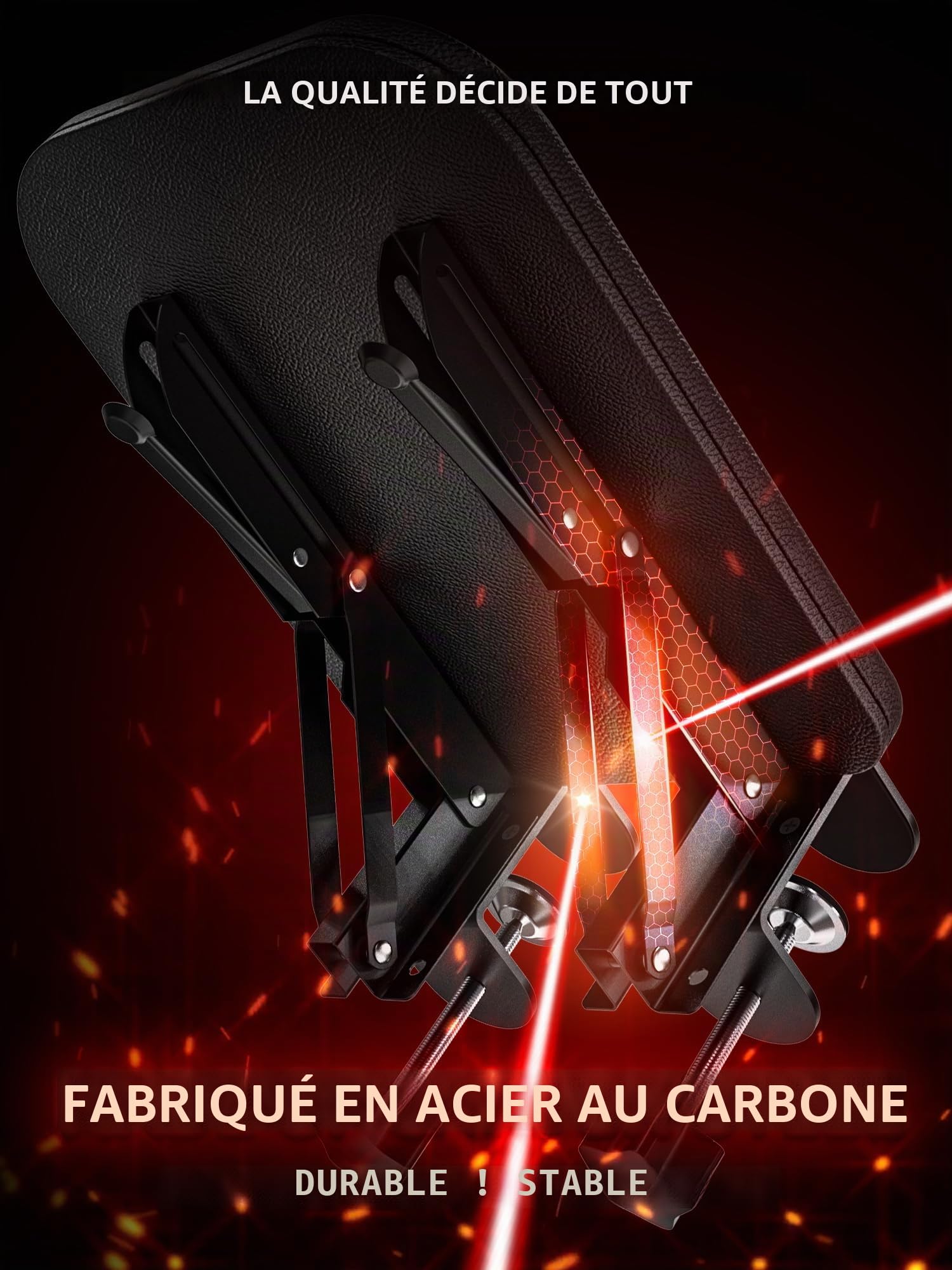 NODOCA Accoudoir Ergonomique pour Bureau - Repose-Poignet avec Éponge Douce Intégrée, Extension Confortable Enveloppée dans du Cuir Respectueux de l'Environnement