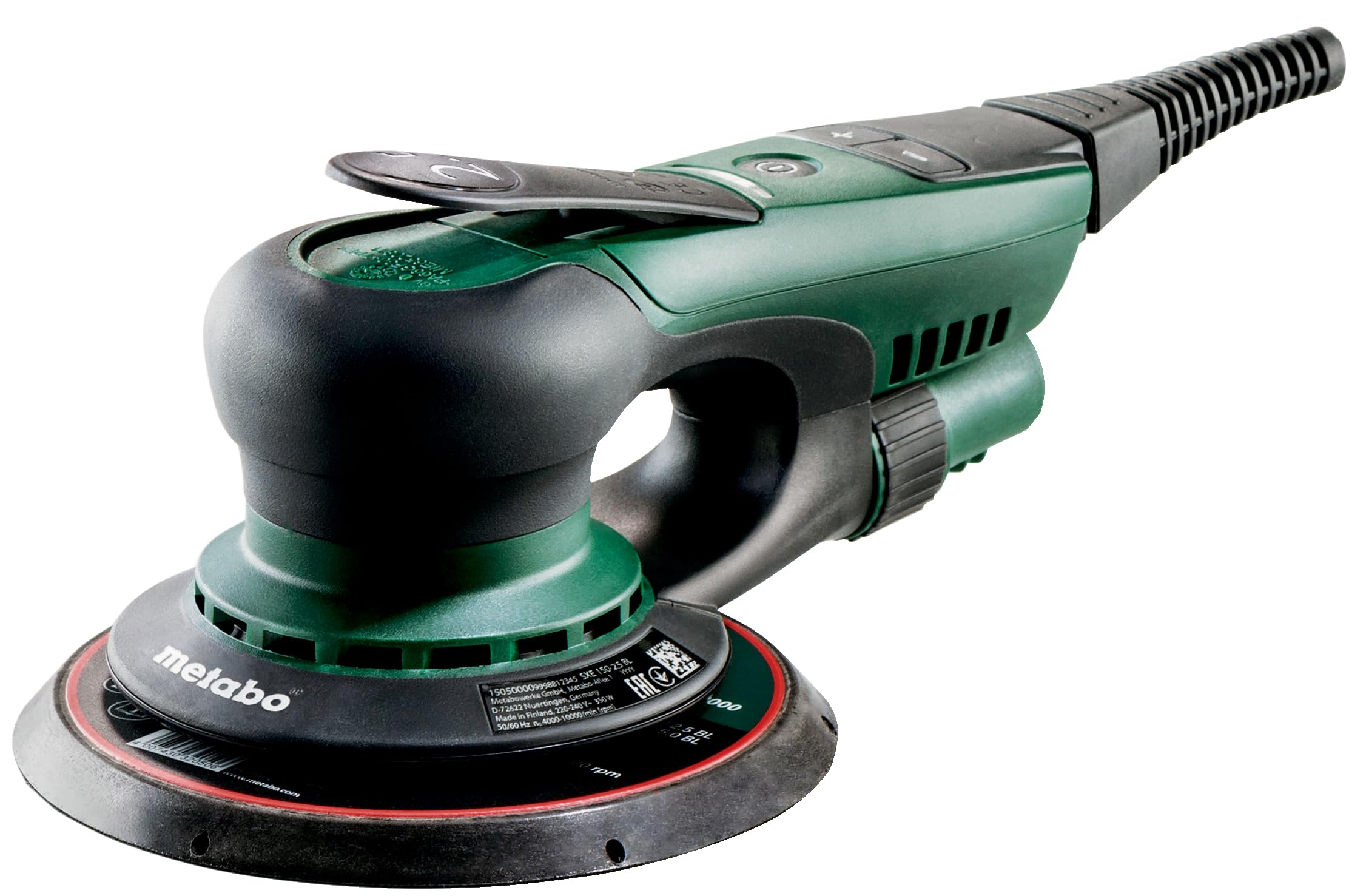 Metabo SXE 150-2.5 BL MetaLoc, ponceuse excentrique, 240 V, grain fin
