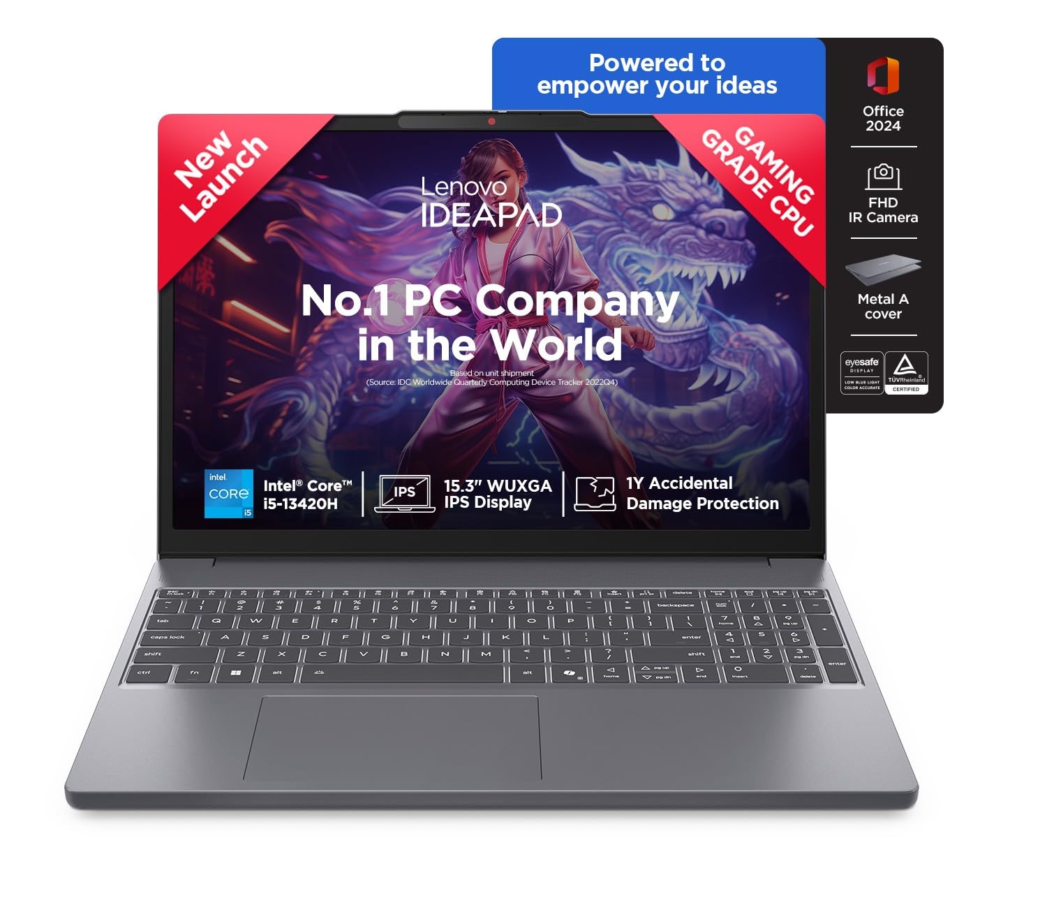 【爆速i5×16GB】Lenovo SSD256/13.3型/Office搭載♪ Lenovo IdeaPad Slim 3 13th Gen Intel Core i5-13420H 15.3 inch