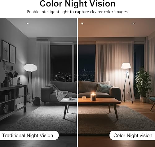 Miniatura 5 de Cámara de seguridad 2.4G5G para interiores, cámara para mascotas 2K para interiores con aplicación de teléfono, cámara plegable WiFi para bebé,