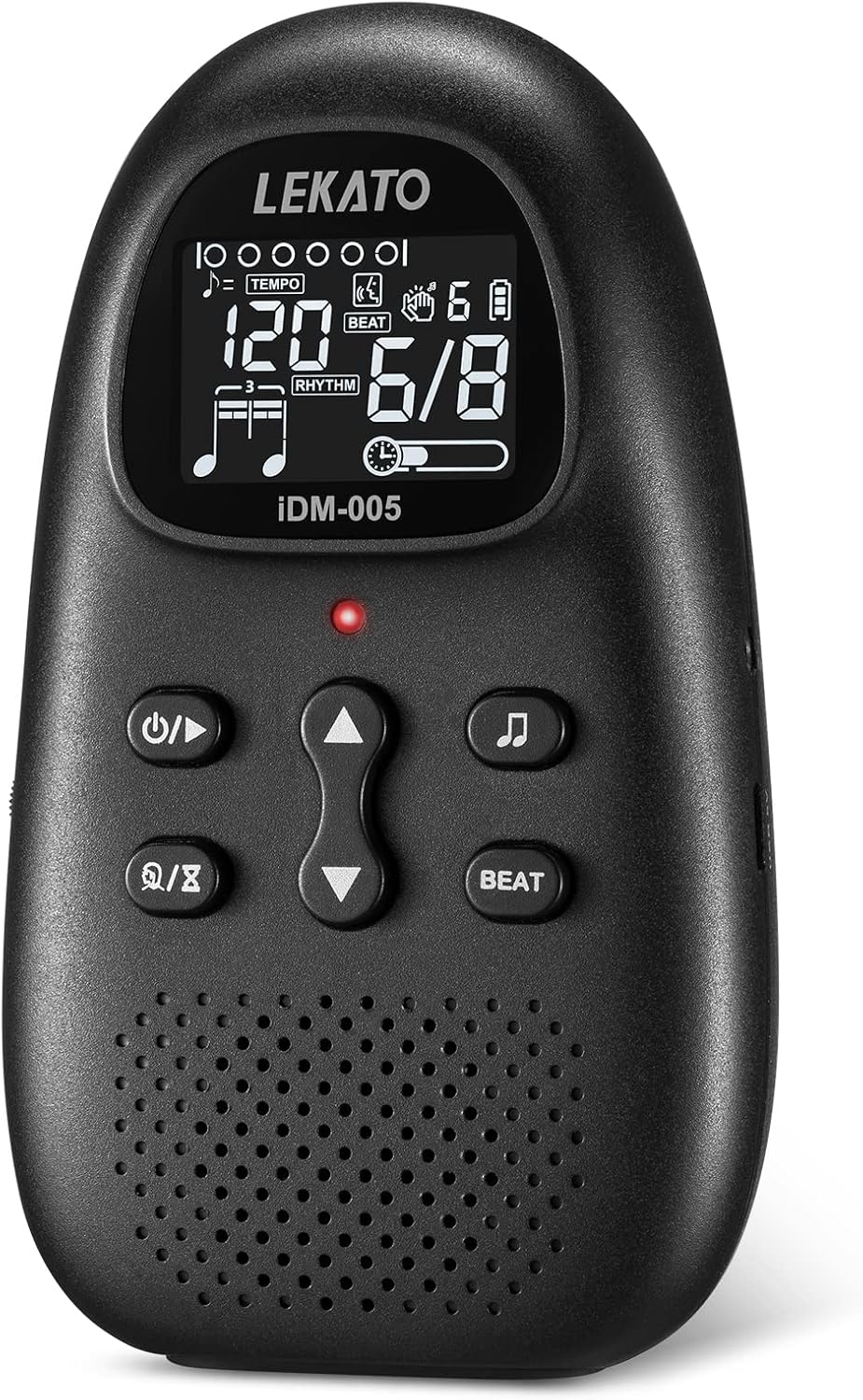 Digitales Metronom, LEKATO Elektronisches Metronom für Klavier Gitarre Schlagzeug Ukulele Praxis