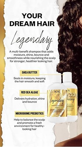 Miniatura 4 de IGK LEGENDARY Dream Hair Shampoo  Saludable + Hidratado + Brillo  Vegano + Libre de Crueldad