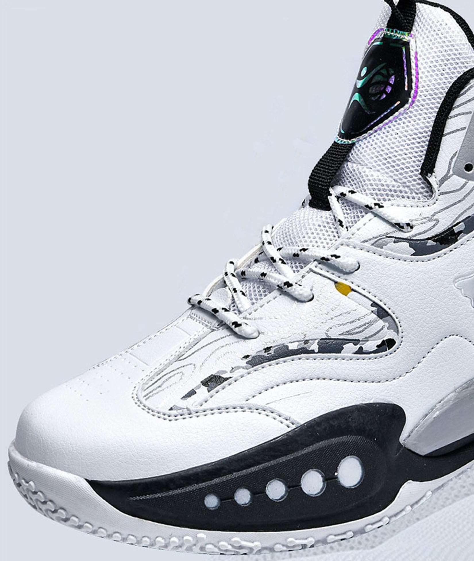 Buty Do Koszykówki Outdoor Męskie Buty Sportowe Antypoślizgowe Buty Treningowe(37 EU, Q1)