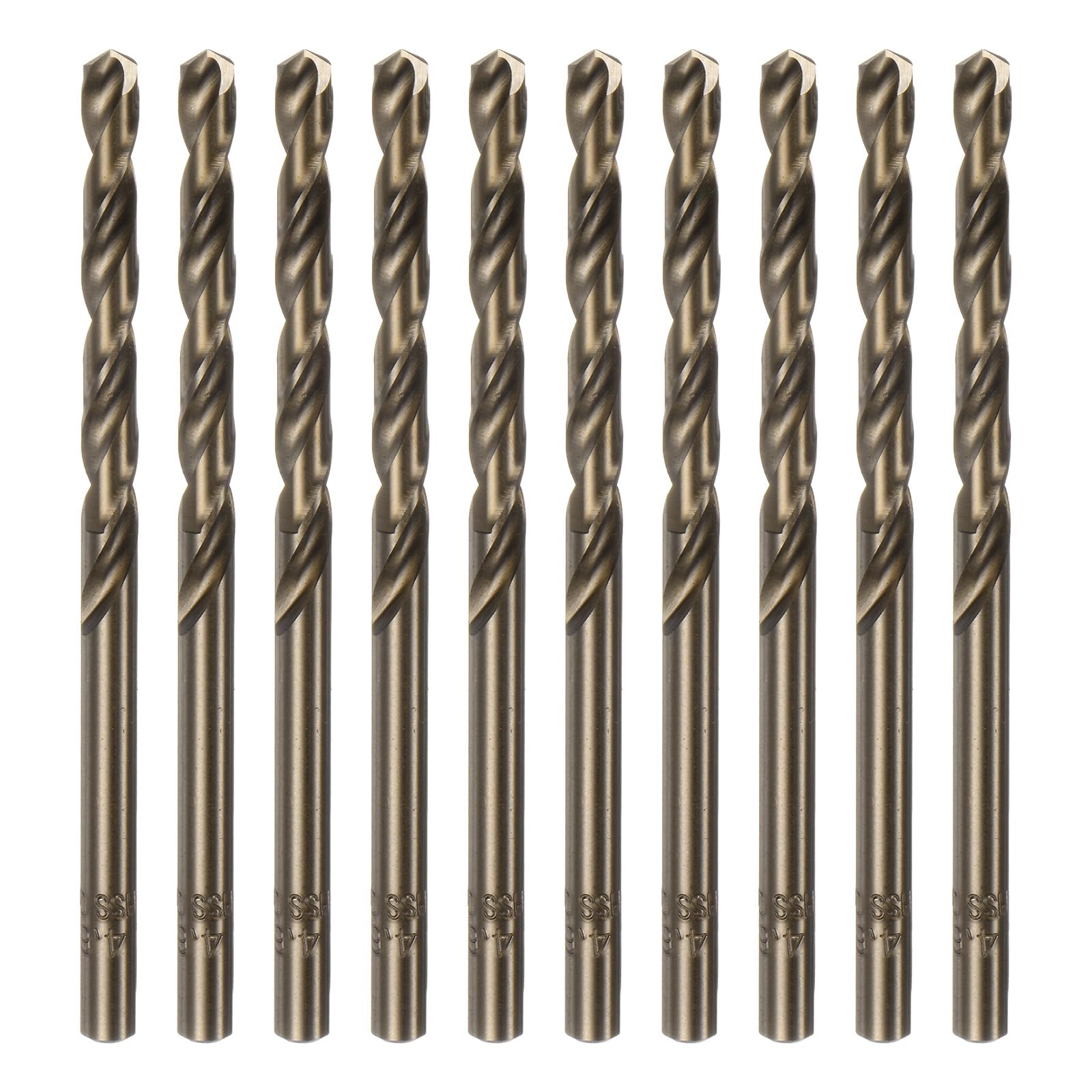 Punte Da Trapano A Torsione In Acciaio Rapido HSS M2 - Rivestimento Titanio, Diametro 3.4mm, 2 Pezzi - Foto 3