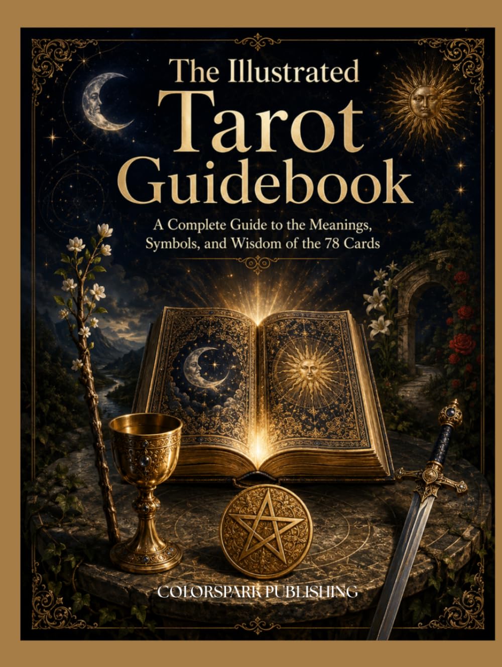 The Illustrated Tarot Guidebook: A Complete Guide to the Meanings, Symbols, and Wisdom of the 78 Cards
