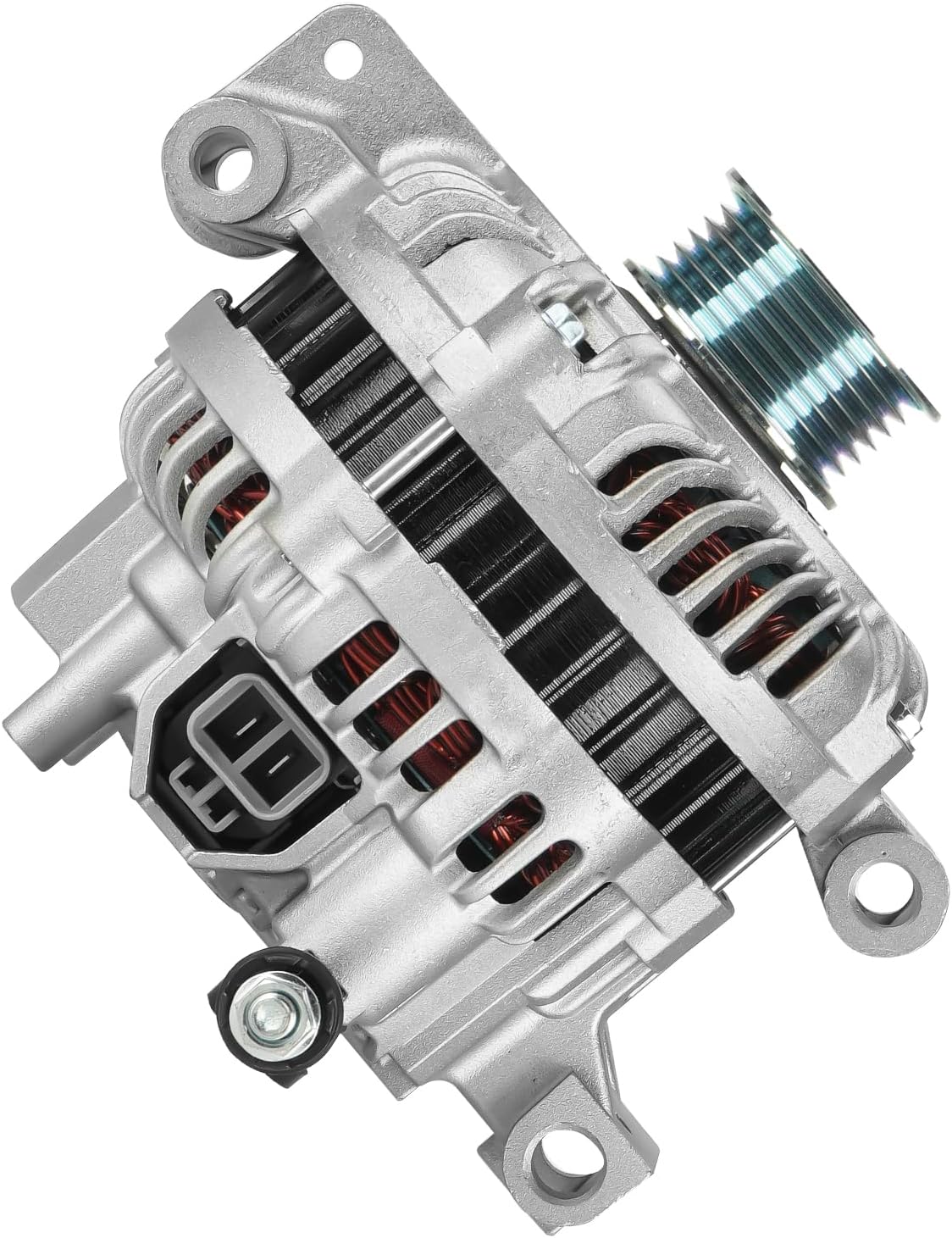 13996 New Alternators 2.3 2.3L for Mazda 6 2003-2005, 90Amp 12V, 6-Groove Pulley, Automotive Alternator Replaces 400-48048, LF18-18-300, LFY8-18-300R