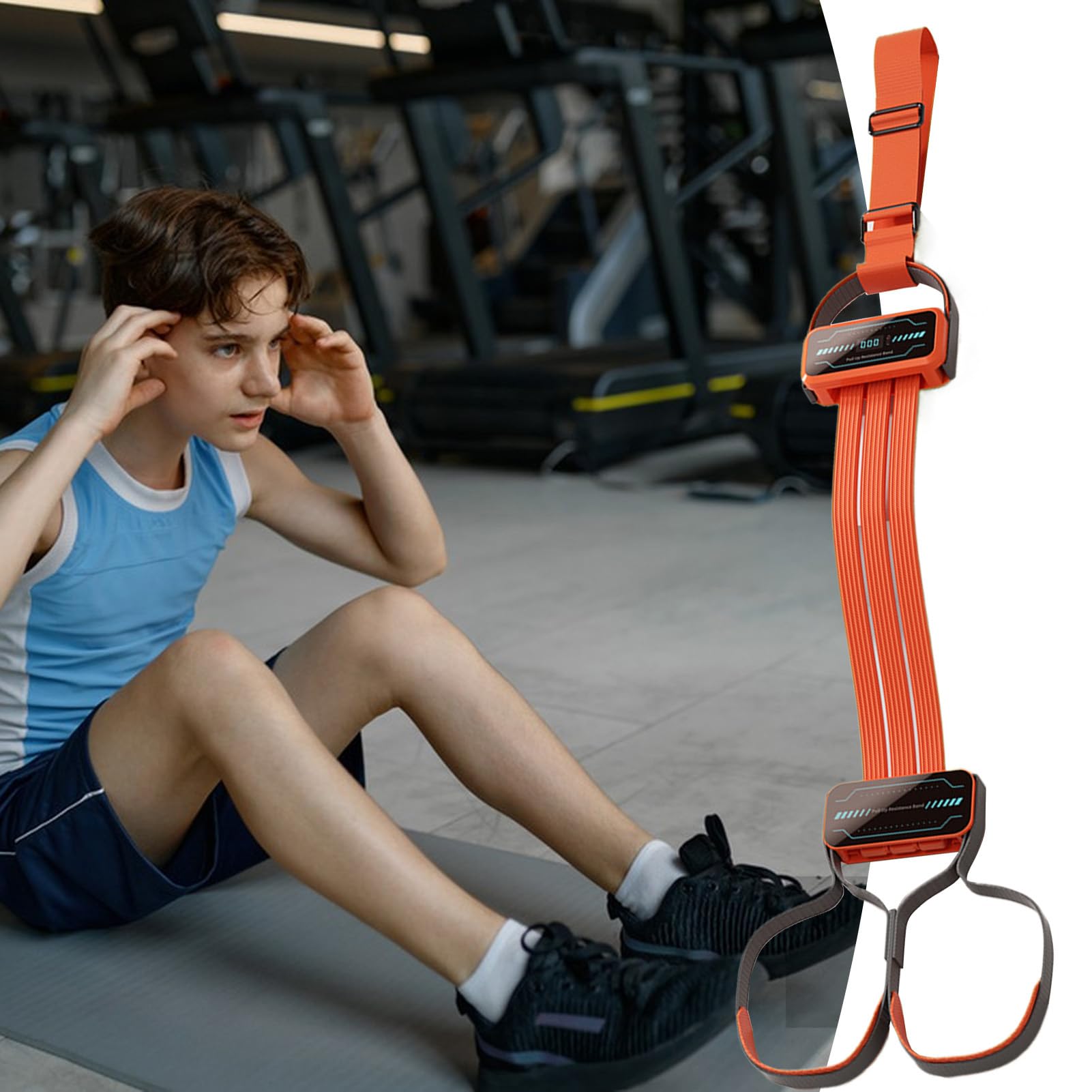 Punte per fasce resistenti alla barra, striscia in piedi | Bande per barra regolabile per esercizi leggeri, strumento di allenamento portatile per riabilitazione, uso quotidiano