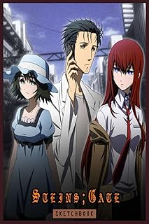 Steins;Gate - Anime And Manga Sketchbook: 6x9 120 Blank Pages Anime Sketchbook for Drawing Sketching and Notes | Anime Lov...