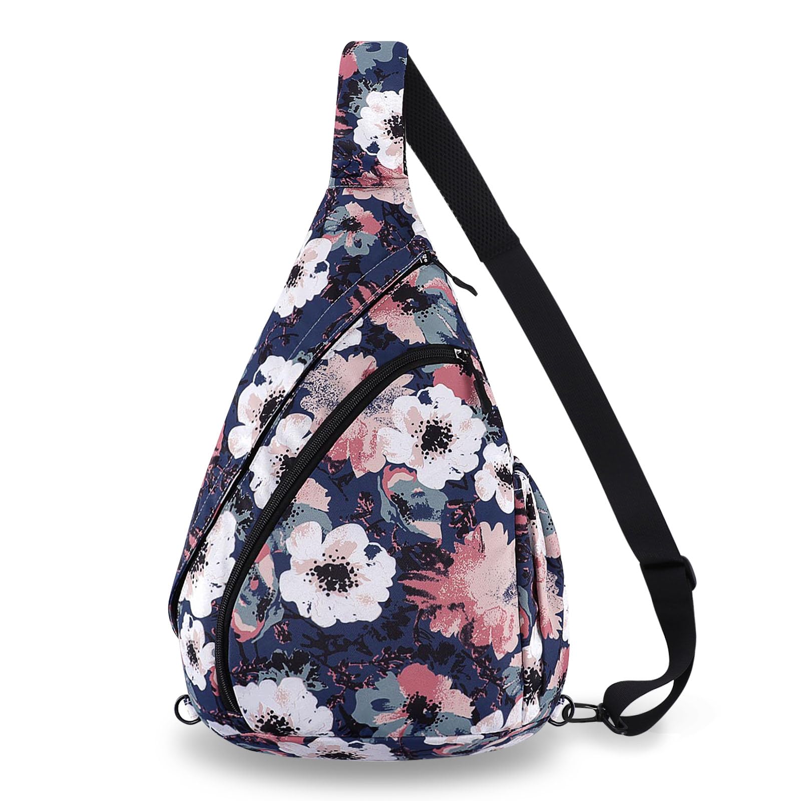 HUA ANGEL Crossbody Sling Bag for Men & Women Lightweight Waterproof Chest Shoulder Bag for Travel Hiking & Everyday Use