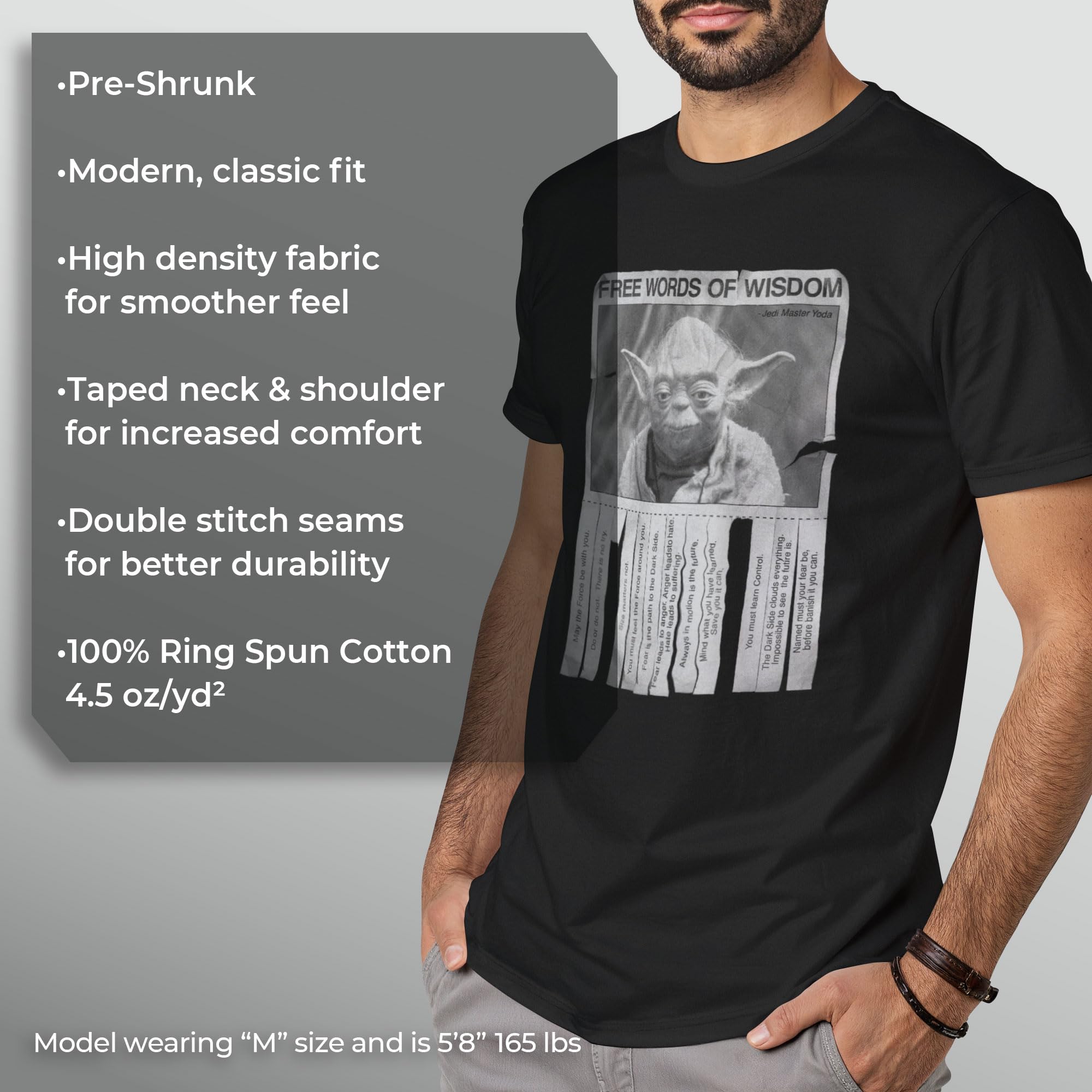 Star Wars Herren Worte der Weisheit T-shirt