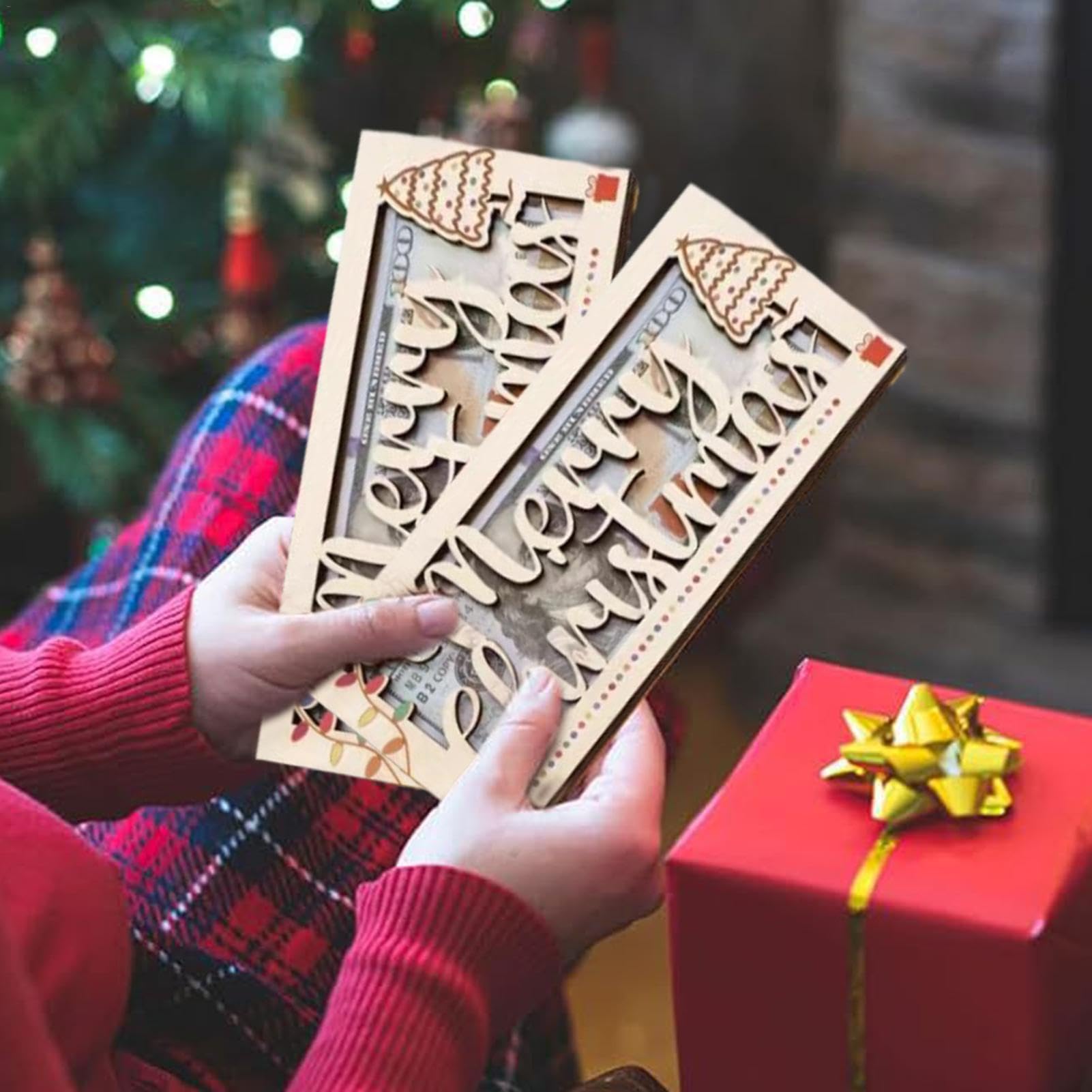 Tarjeta de regalo para dinero de Navidad, sobres de dinero de Navidad, soporte para dinero, tarjetas divertidas de dinero para vacaciones, carteras de dinero de Navidad para tarjetas de efectivo,