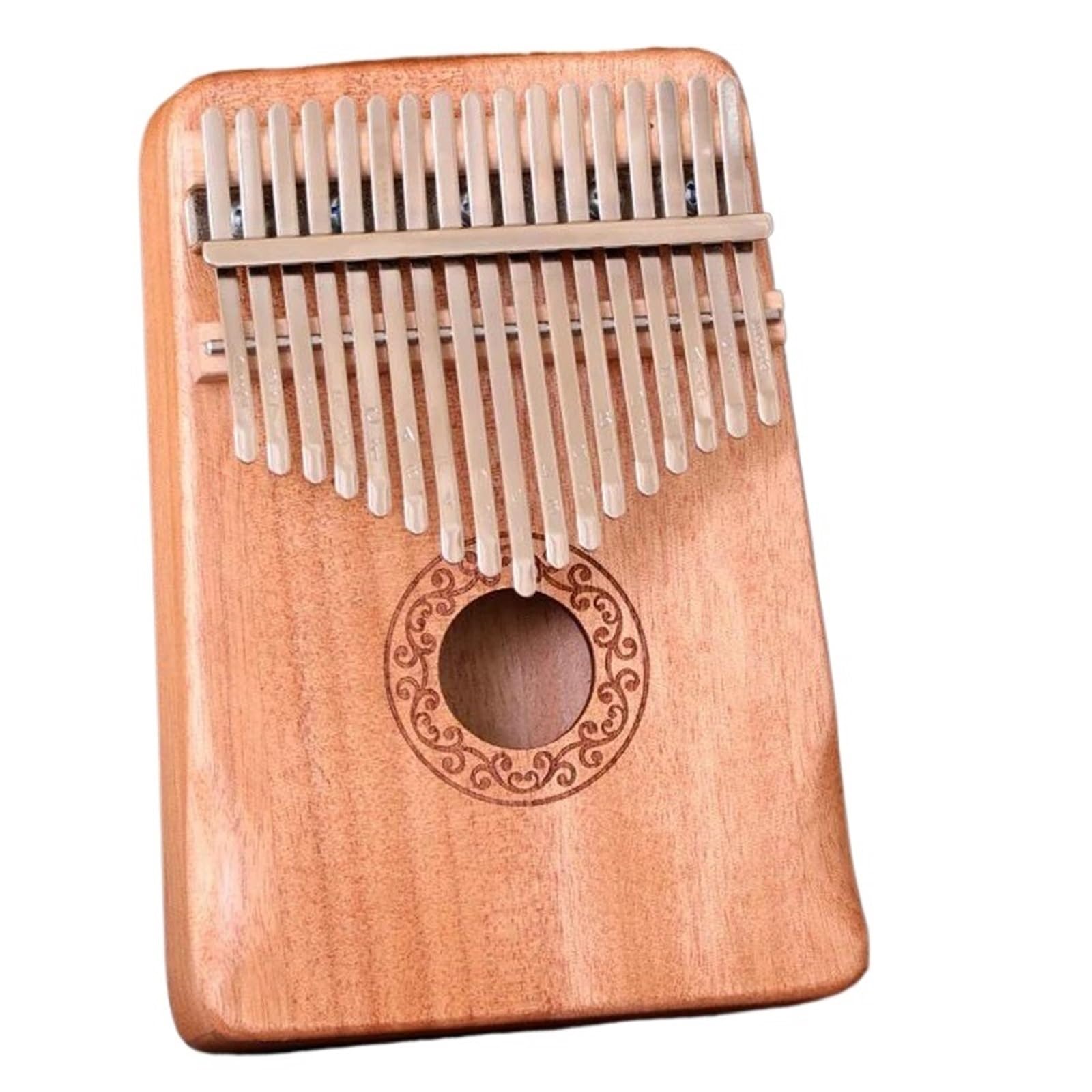 Kalimba 17 Klawiszy Akacja I Mahoń Kciuk Fortepian Palec Instrument Muzyczny Mini Przenośny Dla Początkujących Fortepian Profesjonalny Instrument(Brown)