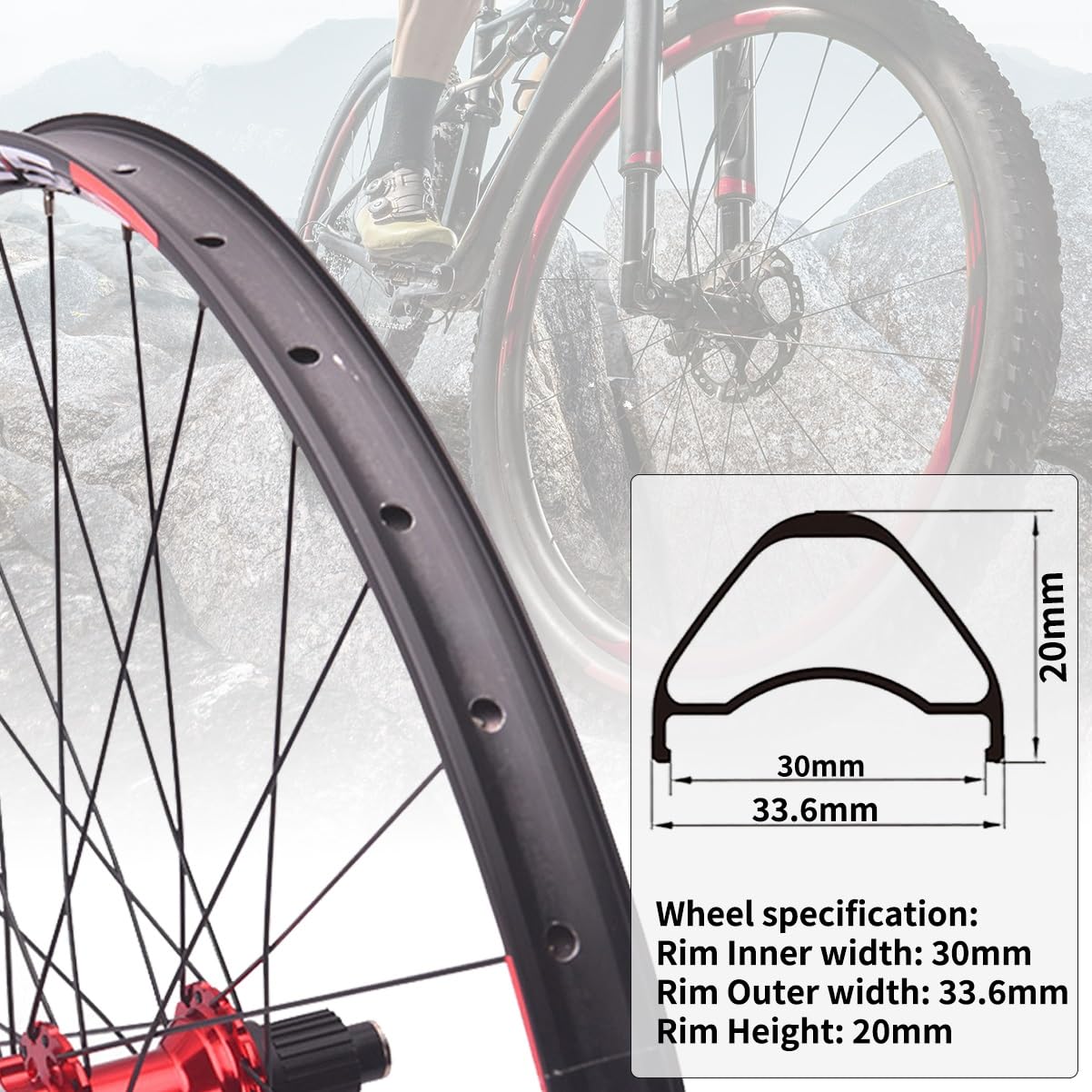 CYCLE DESIGN ( サイクルデザイン ) MTB用ホイール 27.5X1.25-2.25 