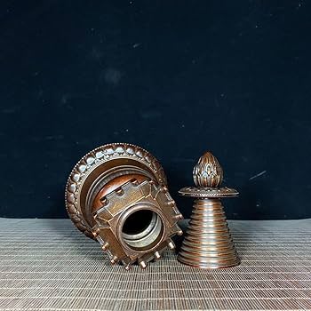 十文字降魔杵舎利塔 仏塔 銅器  茶道具 重厚 極細工 工芸品 美術品置物 十文字降魔杵舎利塔 仏塔 銅器 茶道具 重厚 極細工 工芸品 美術