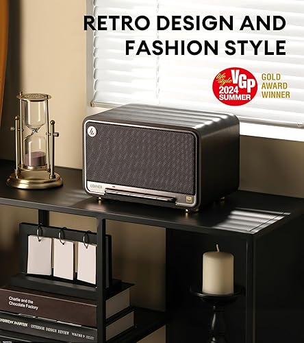 Miniatura 9 de Edifier Altavoz inalámbrico de mesa D32, audio de alta resolución, LDAC, ALAC, 60 W (RMS), arquitectura acústica 2.1, tiempo de reproducción de 11