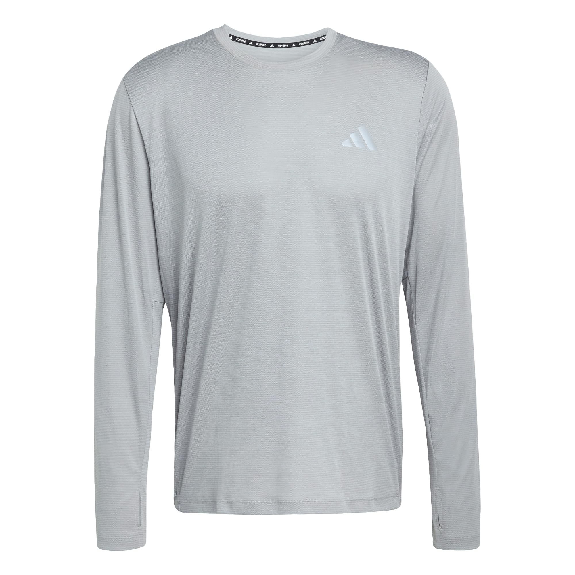 adidas heren adi365 Running Essentials Long Sleeve, medium grey heather, S