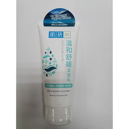 hada labo mild & sensitive skin face wash review