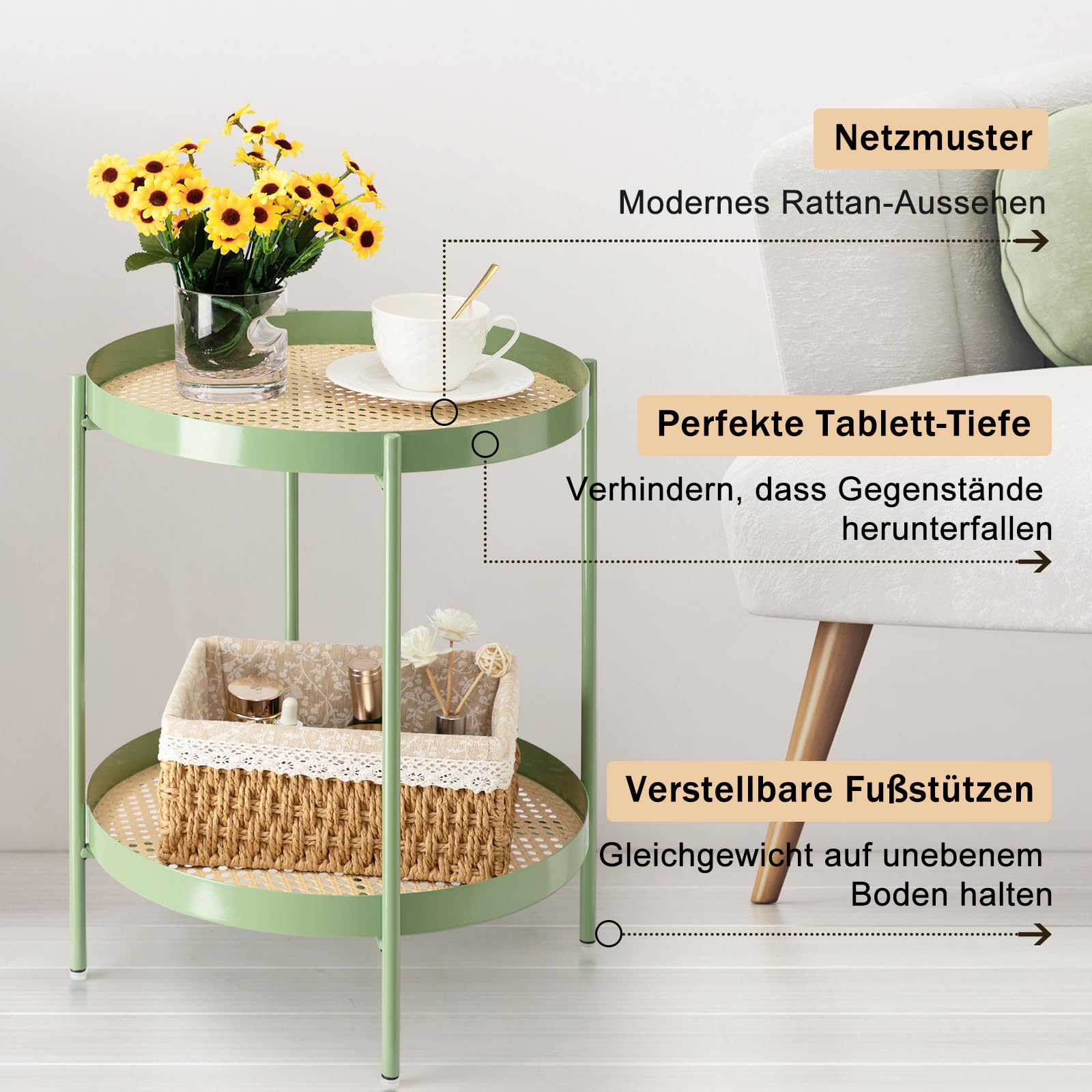 Set Tavolo Da Pranzo Con 2 Sedie COSTWAY - Legno E Metallo, Portata 150kg, Nero+Argento